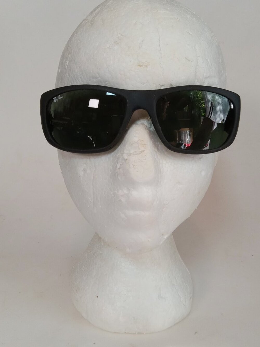 Ray-Ban RB4177 Rectangular Sunglasses Matte Black Frame Polarized Lens 622 58 18